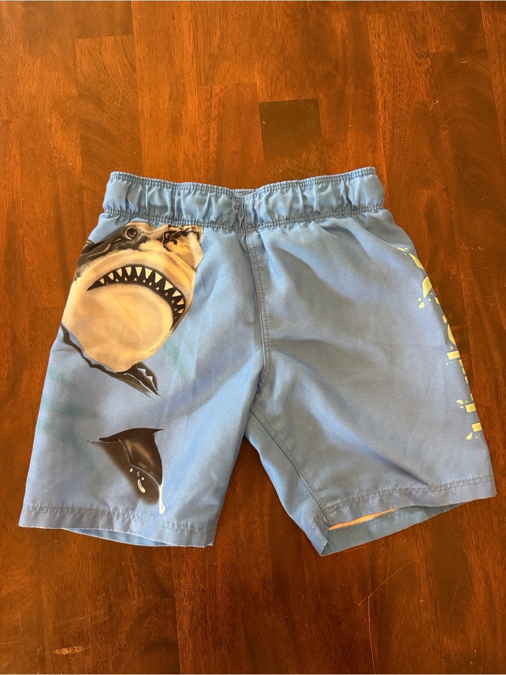 Hurley Light Blue Shark Print Kids Swim Shorts